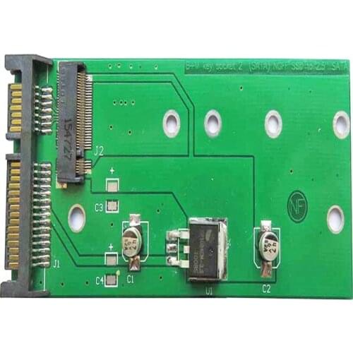 B+M key SATA M.2 NGFF SSD to 2.5 SATA3 to SATA 3 adapter card adapter