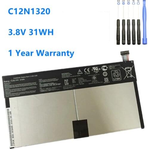 Laptop Battery C12N1320 For ASUS Transformer Book T100T T100TA T100TA-C1 Tablet Battery C12N1320 3.8V 31WH