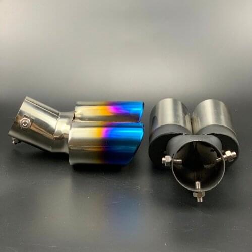 Car styling Exhaust Pipe tube Case For Hyundai ix35 iX45 ix20 iX25 i10 i20 i30 i40 HB20 Sonata Verna Solaris Elantra Accent