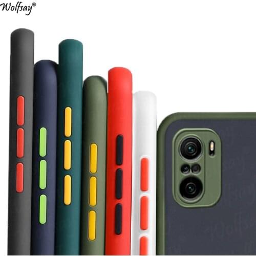 For Xiaomi POCO F3 Case Silicone Matte PC Transparent Funda Soft Case For Xiaomi POCO F3 Cover For Xiaomi POCO F3 X3 M3 Pro Case