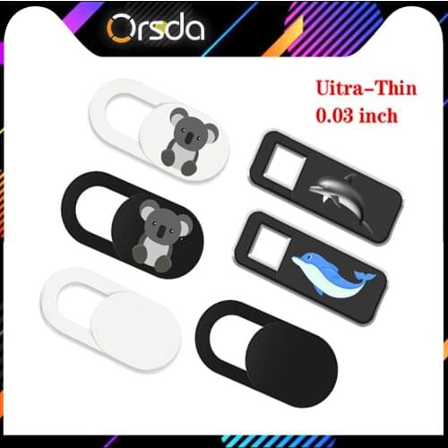 Orsda Webcam Cover Universal Phone Laptop Camera Cover Cache Slider Magnet Web Cam Cover for IPad PC Macbook Privacy Sticke