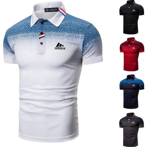 DINGSHITE Short Sleeve Polos For Men