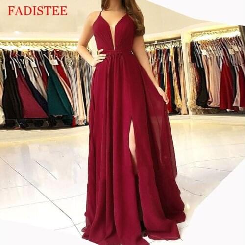 FADISTEE Womens Evening Chiffon Dresses
