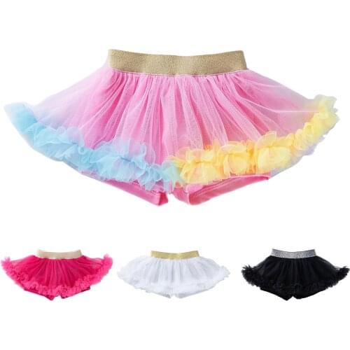 0-24 Months Infant Toddler Baby Girl Tulle Dress-Princess Lace Shorts Skirt-Diaper Clover Pants Tutu Bloomers-Kids Lace Clothes