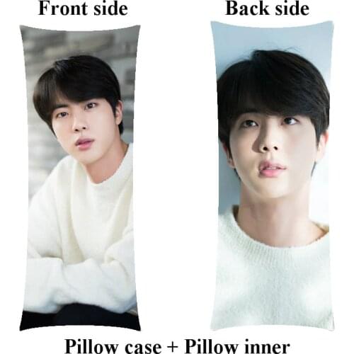 Korea Kpop Kim Seok Jin long Pillow include inner home woman body pillow Custom
