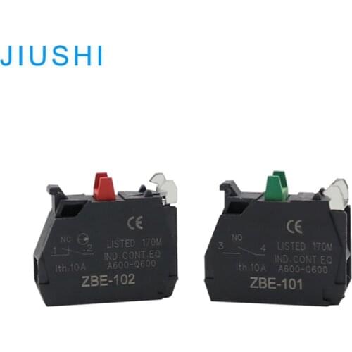 ZBE-102 Red 1NC Push button switch XB4 accessory base support ZBE-101 Green 1NO