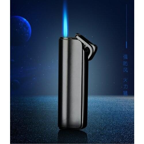 Metal Windproof Gas Jet Lighter Butane Turbo Torch Lighter For Cigar Cigarette Metal 1300 C Fire Lighter Inflated zipp lighter