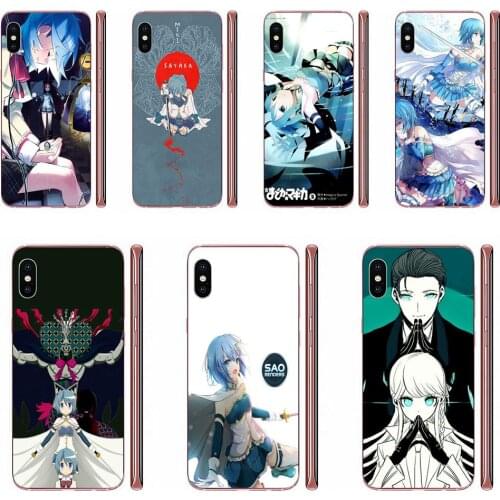 Soft TPU Cell Phone Sayaka Miki Puella Magi Madoka Magica For Huawei Mate 9 10 20 P P8 P9 P10 P20 P30 P40 Lite Pro Smart 2017