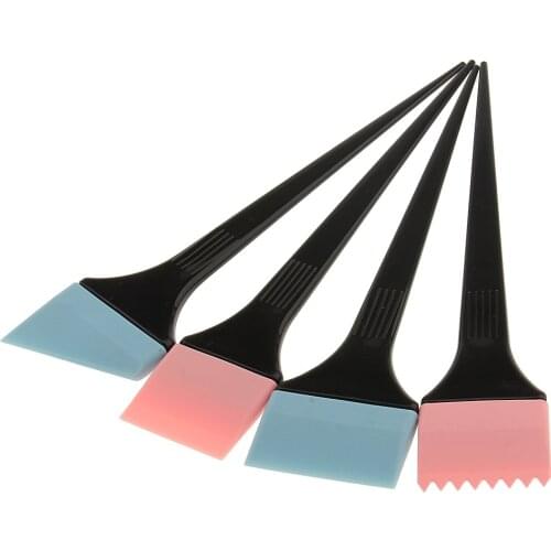 Lot 6pcs Silicone Hair Dye Tint Coloring Brush Set Face Mask Applicator Kit