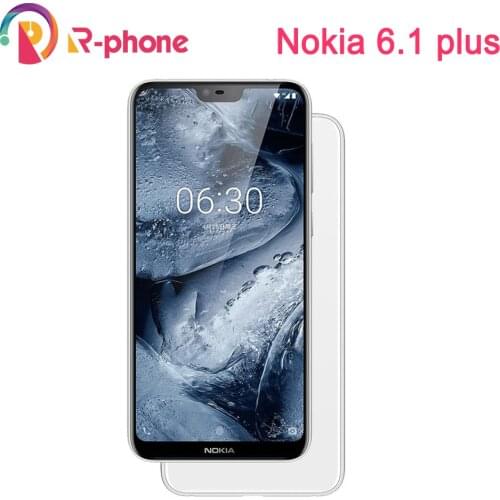 Unlocked Original Nokia 6.1 Plus Dual Sim 4G LTE Mobile Phone 5.8'' 16MP 4G+64G ROM Refurbished Nokia X6 Android Smartphone