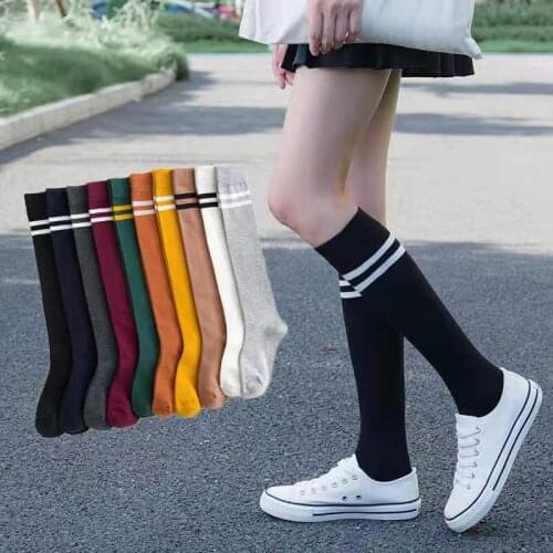 2Pairs New Winter Warm Long Socks Calf Socks Knee Socks Fashion Trend Ladies Long Socks Girls Girls EUR 35-41