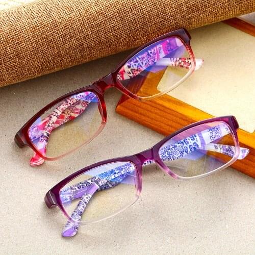 2021 New Resin Reading Glasses Anti-blue Light Presbyopic Radiation Protection Portable Ultralight HD Resin Eyewear Vision Care