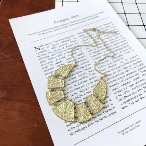 New Fashion Texture Ins Cold And Cool Wind Original Alloy Mesh Red Necklace Women Accessories