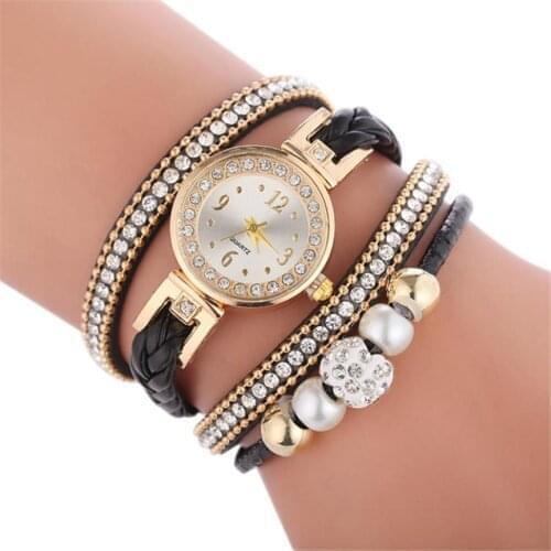 Wholesale Beautiful Fashion Bracelet Watch Ladies Watch Round bracelet watch