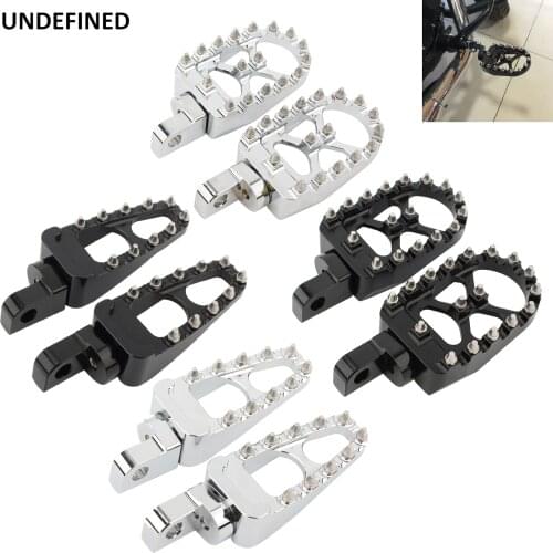 Motorcycle MX Foot Pegs Footrests Brake Pedal Pad Cover For Harley Sportster 883 1200 XL 2010-2021Rocker FXCW FXS FXSB CVO FXSE