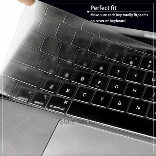 TPU Clear Keyboard Skin Silicone Protector Cover for New 2018 Macbook Air 13 Inch Model A1932 US EU Euro Japan Version