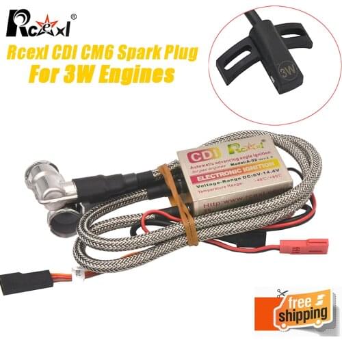 RCEXL CDI Single/ Twin Ignition With Sensor Kit CM6 90 Degree 6v-12v For 2008 After The 3W Engines