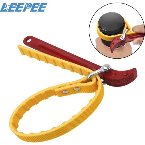 Belt Wrench oil filter Puller Strap Spanner Chain Oil Filter oil filter wrench Adjustable Opener Cartridge Disassembly Tool