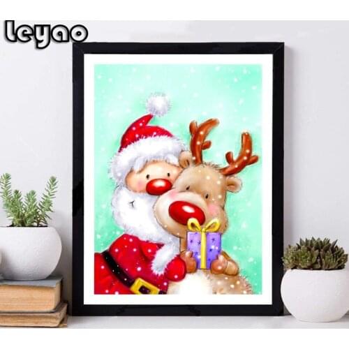 Christmas Gift DIY Diamond Painting Kits for Adults,5D Crystal Rhinestone Embroidery Painting,Full Diamond Cross Stitch Art Gift