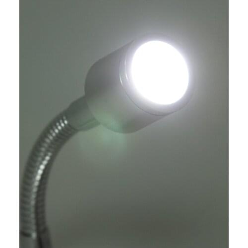 RV Boat LED Reading Lamp Flexible Gooseneck Interior Light 12V 1W 100LM