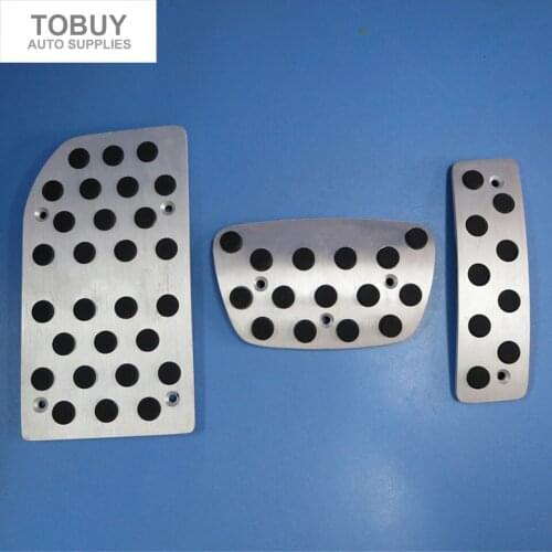 TTCR-II Car Accessory For Buick Enclave non-slip pedals, aluminium alloy gas/accelerator/brake/footrest refit Pedale Pad Sticker