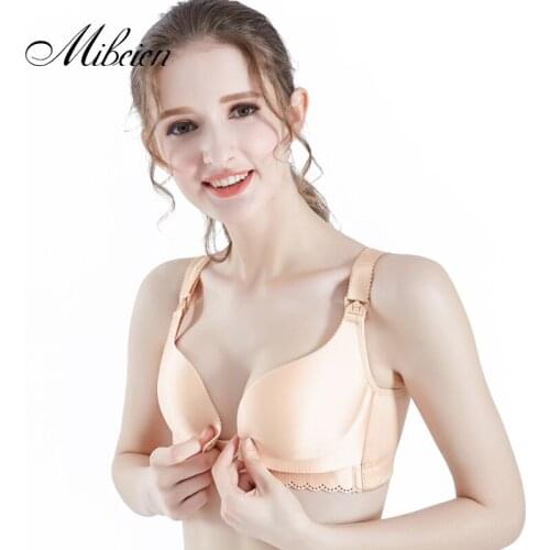 Comfortable gathering bra with front opening Breastfeeding plus size underwear Large cup and large size adjustment type Nursing