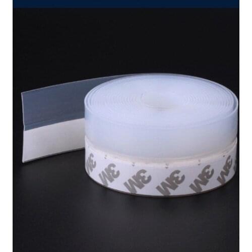 6M Self Adhesive Door Seal Strip Weather Strip Silicone Soundproofing Window Seal Draught Dust Insect Door Strip 25MM/35MM/45MM