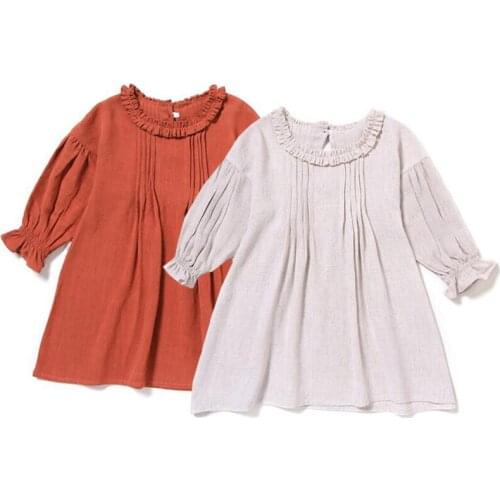 Spring Autumn European & America Newborn Baby Girls Long Sleeve Princess Dress Casual Fashion Clothes Infant Girls Dress