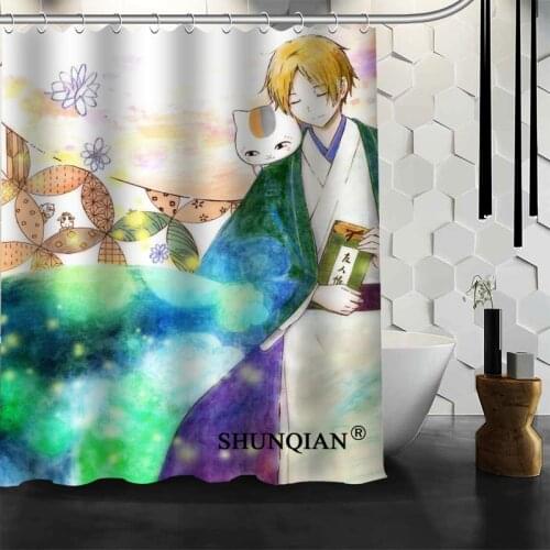 Natsume Yuujinchou Shower Curtains Polyester Bathroom Waterproof Bath Curtain Size 150X180cm165X200cm180X200cm