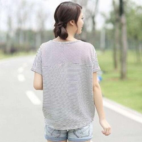 2020 Women Short Sleeve Shirtmint Top lvory Garment