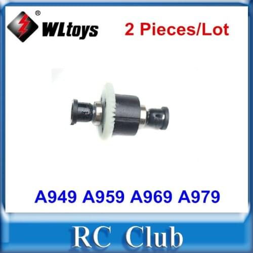 2 Pieces /Lot WLtoys A949 A959 A969 A979 1:18 RC Car Spare Parts Front/Rear Complete Differential A949-23
