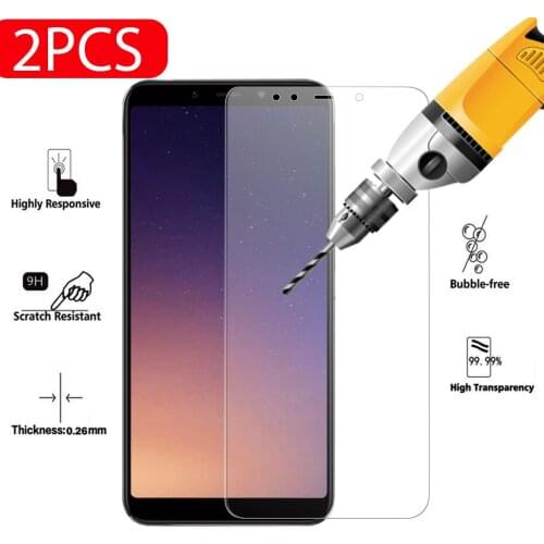 2PCS/lot For Glass Xiaomi Mi A2 Lite Screen Protector Tempered Glass For Xiaomi Mi A2 Lite Glass Phone Film For Xiaomi Mi A2