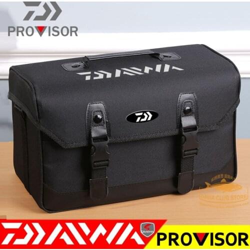 2020 DAWA Waterproof Fishing Gear Box Fishing Bag Multifunctional Waist Pack Fishing Lures Gear Storage Bag Single Shoulder Bag