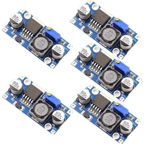 GTBL 5 PCS DC-DC Buck Converter Step Down Module LM2596S Power Supply Output 1.25V-35V