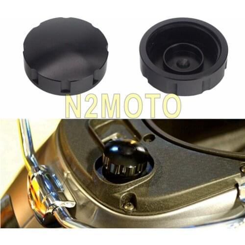 1pc CNC Aluminum Gas Fuel Tank Filler Oil Cap Cover for For Vespa Piaggio Scooter Primavera Sprint 125 250 150 300/ie Black
