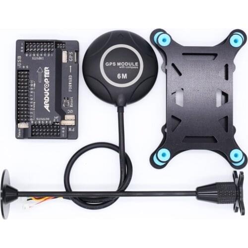 APM2.8 APM 2.8 flight controller Ardupilot +6M GPS built-in compass +gps stand+shock absorber for RC Quadcopter Multicopter