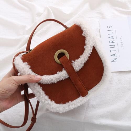 BOHO Shoulder bags for women 2020 Luxury Handbags Women Bags Designer Genuine Letaher Famous Brands fur Messenger Bag