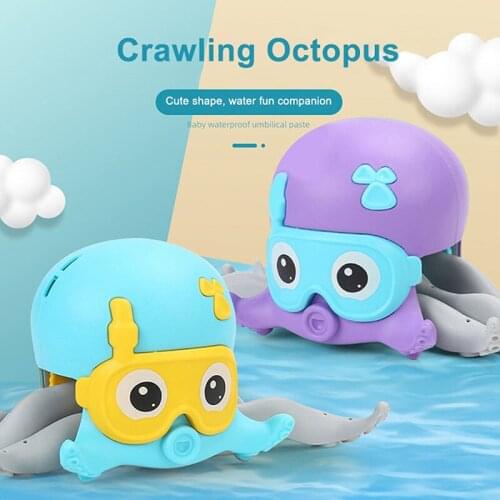 Baby Water Education Game Toys for Gifts Newest Arrival Fun Kids Funny Bath Toy Octopus Bath Toy With Clockwork Device Wind up