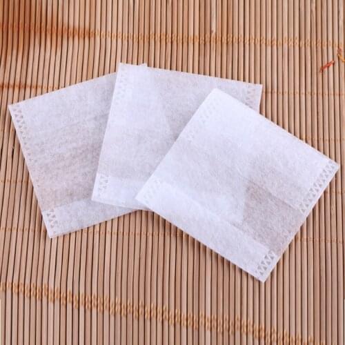 Hot sell 60*80mm Wood Pulp Filter Paper Disposable Tea Strainer Filters Bag Single Drawstring Heal Seal Bags
