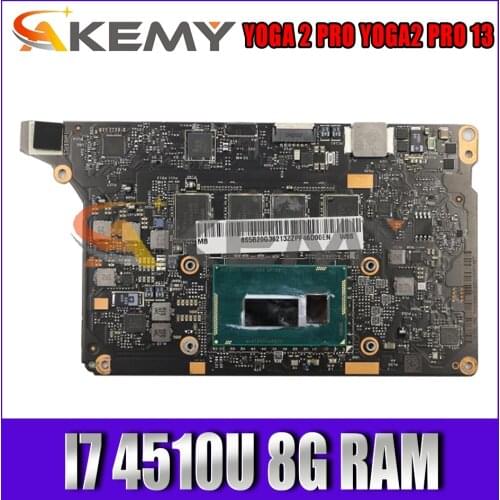 Akemy NM-A074 Motherboard For Lenovo YOGA 2 PRO YOGA2 PRO 13 Laptop Motherboard CPU I7 4510U 8G RAM 5B20G38213 100% Test Work
