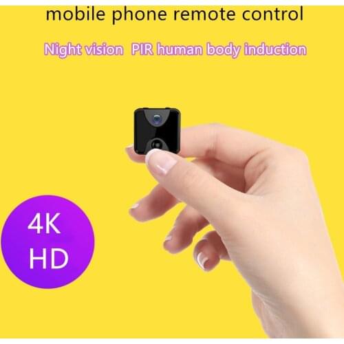 HiLEME P2P Small Camera HD Remote Control Mini Camcorder Wireless with PIR Sensor and Motion Detection