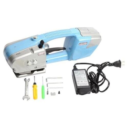 Portable Battery Power Strapping Machine Electric Plastic PP Belt Strapper Tool Handheld PP PET Electric Strapping Tool 13mm-16m