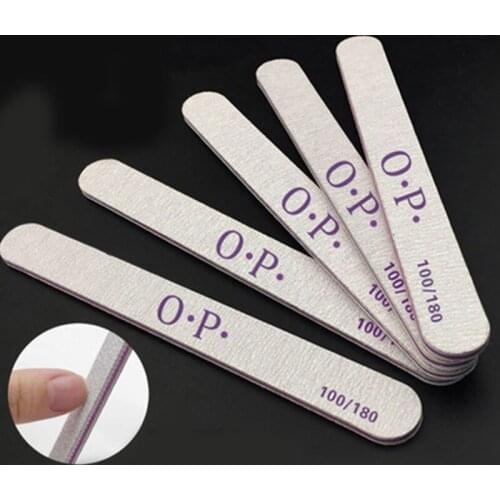 Professional Nail Files 180/240 Grinding Polishing Manicure Pedicure Double-sided Nail Buffers Tool Lixas Para Unhas