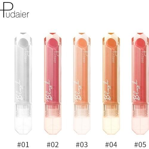 Pudaier face makeup blusher cream 9 colors rose peach orange beige long lasting waterproof smooth liquid blush PD113
