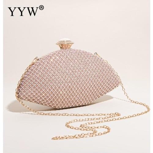 Women Luxury Purse Bags Bridal Clutches Bag Elegant Handbags Party Dress Purse Fashion Wedding Bag With Stone Designer Wallet