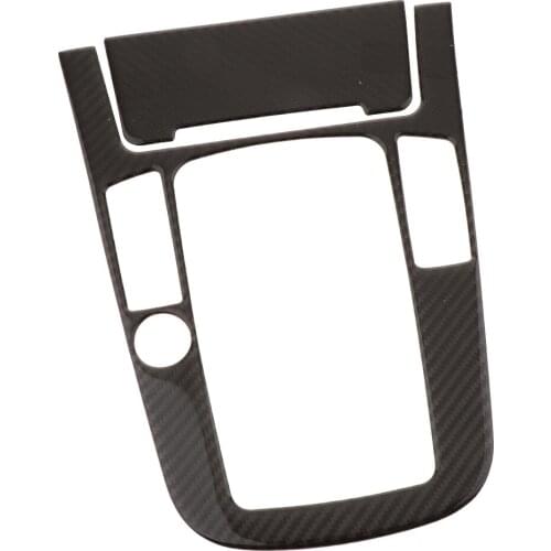 Self Adhesive Design Carbon Fiber Gear Box Panel Cover Trim for Audi Q5 13-17 Center Console Gear Shift Panel Decoration