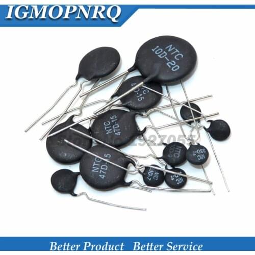 10pcs Thermal Resistor NTC 5D-9 5D-11 5D-15 10D-9 10D-11 10D-20 10D-13 8D-11 10D-15 10D-7 MF11-103 33D-7 8D-20 20D-20 47D-15
