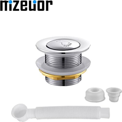 VAKNZ Bathtub Spring Up Drains Bath Shower Basin Sink Drain Filter Strainer Waste Finished Drainer Bathroom Waste Finished