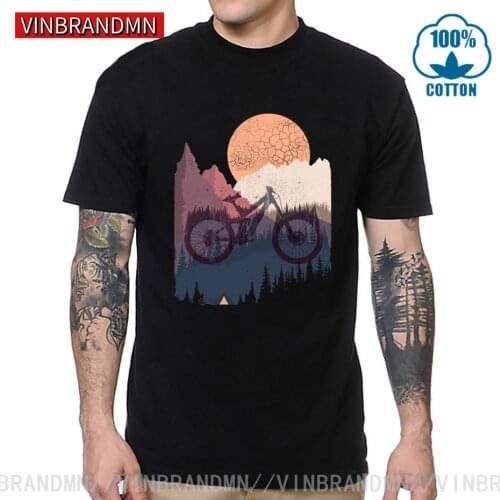 Vintage Mountain Biking T shirt men Retro MTB Bike T-shirts Bicycle Cycling Lover Gifts Tee shirt 2019 Funny BMX Downhill Tshirt