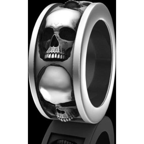 Vintage Jewelry Indie Jewelry Mens Rings Jewelry Accessories Skull Head Cheap Men Rings Aesthetic Rings Indie Punk Hip Hop
